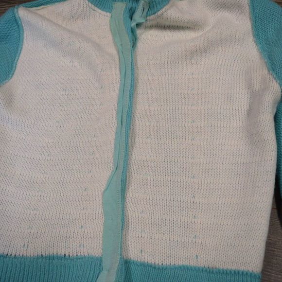 Vintage 1950s 1960s MCM Bobbie Brooks Atomic Starburst Cardigan Sweater - Picture 8 of 9